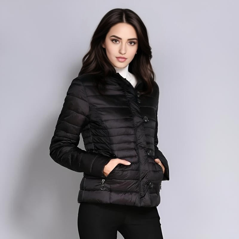 "Velvéra Puff" Jacket for Women - Cozy and Stylish - Coats, Womenswear Comfortable Fashion