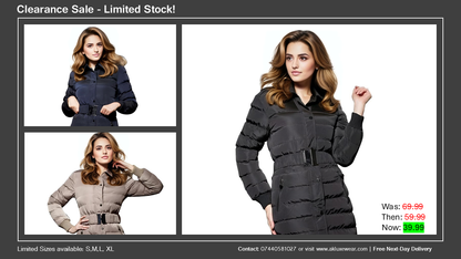 "Frosted Luxe" Jacket for Women - Cozy Winter Coat Casual Fabric Womenswear Breathable Elegant Fit Polyester Casual Fabric