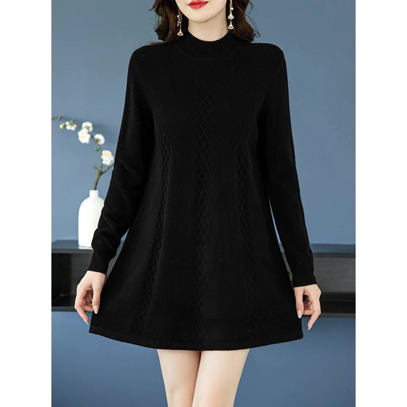 Mid-length Sweater Women's Inner Wear Woolen Skirt