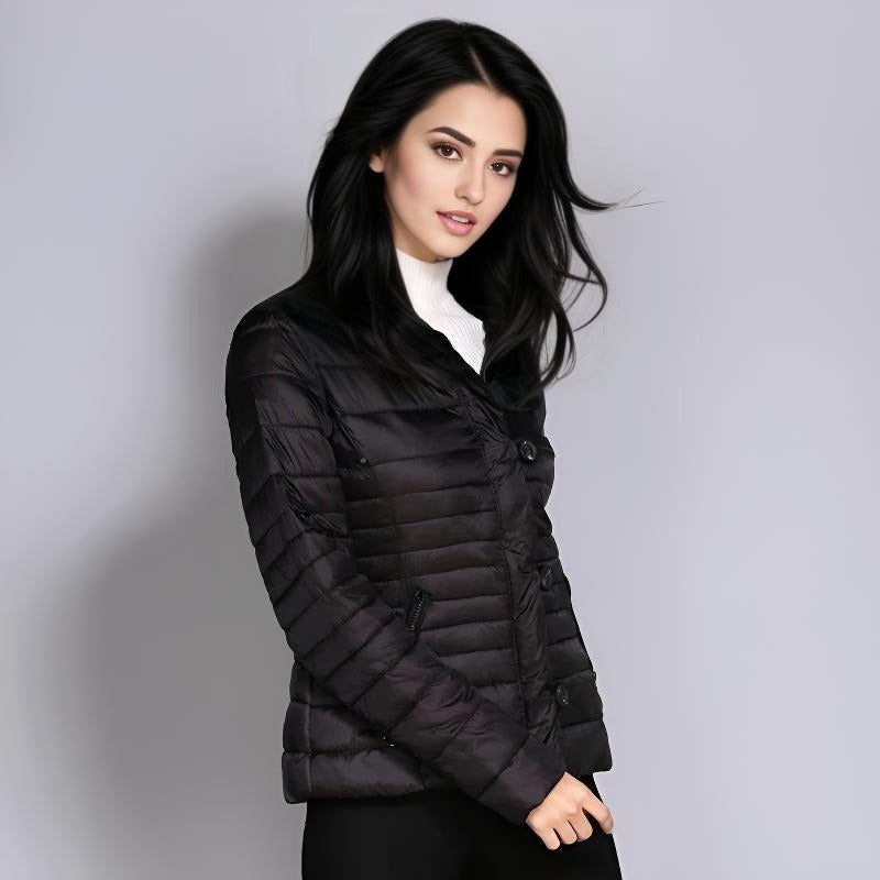 "Velvéra Puff" Jacket for Women - Cozy and Stylish - Coats, Womenswear Comfortable Fashion