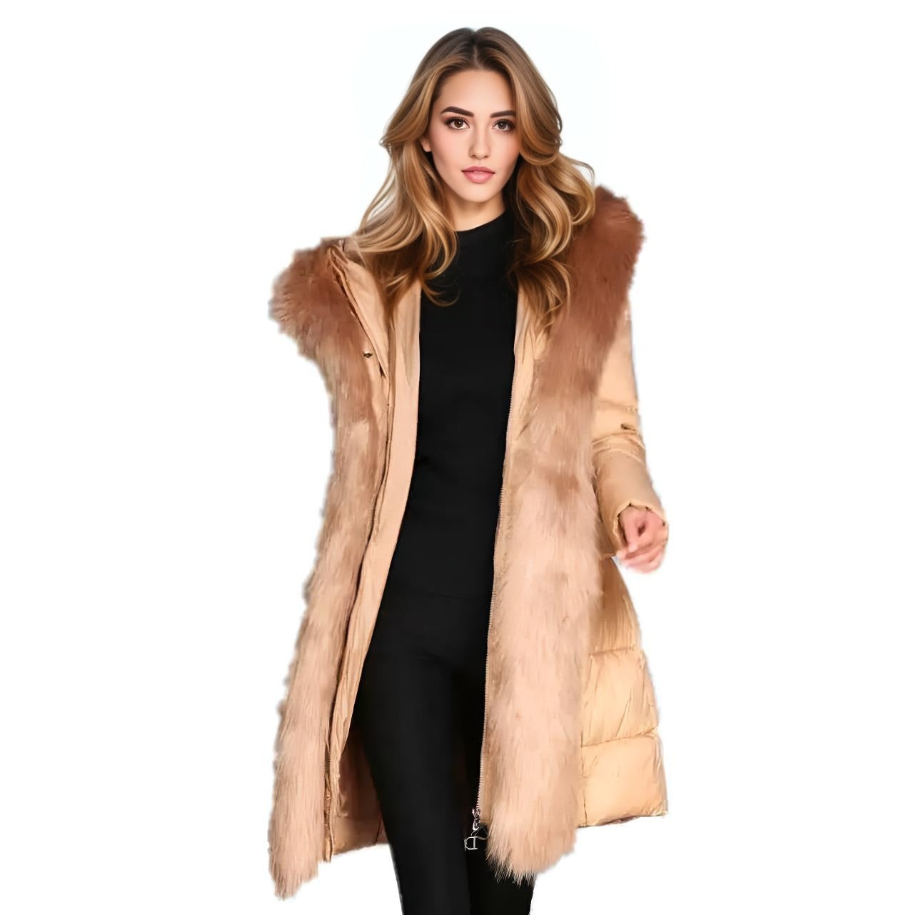 "Eterna Luxe" Ladies Jacket - Women's Casual and Elegant Fur Coat Casual Comfort Casual Comfort