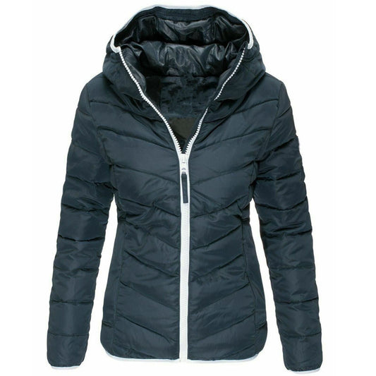 Hooded Cotton Jacket Women Korean Casual Warm