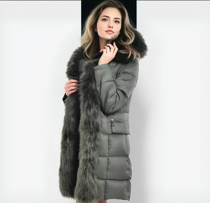 "Eterna Luxe" Ladies Jacket - Women's Casual and Elegant Fur Coat Casual Comfort Casual Comfort