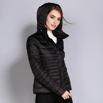 "Velvéra Puff" Jacket for Women - Cozy and Stylish - Coats, Womenswear Comfortable Fashion