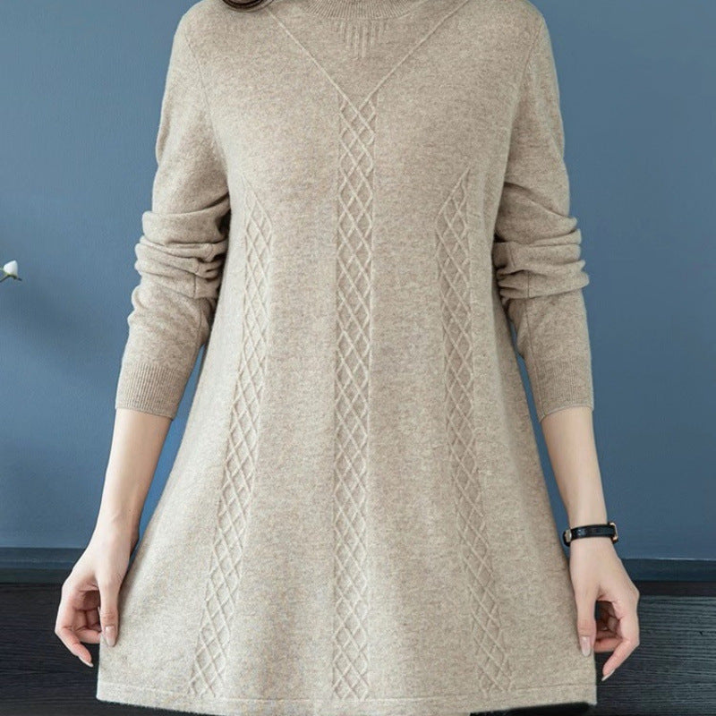 Mid-length Sweater Women's Inner Wear Woolen Skirt